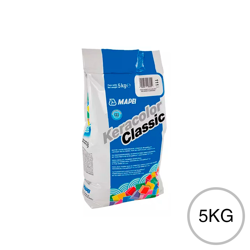 Pastina Keracolor classic ceramicos/porcellanatos/piedras juntas construccion seco hasta 6mm interior/exterior 100-blanco bolsa x 5kg