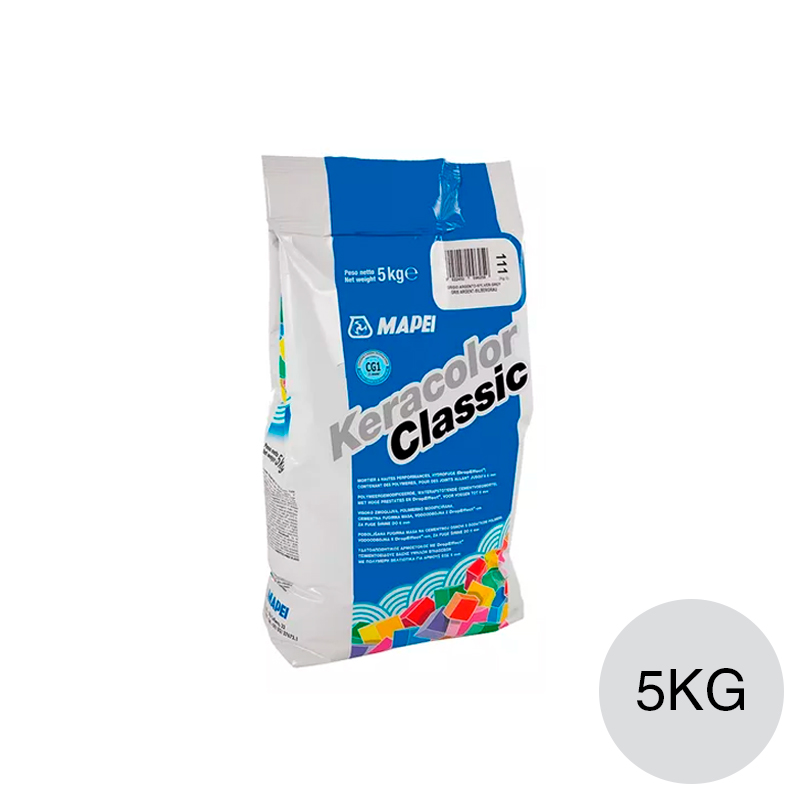 Pastina Keracolor classic ceramicos/porcellanatos/piedras juntas construccion seco hasta 6mm interior/exterior 110-manhattan 2000 bolsa x 5kg