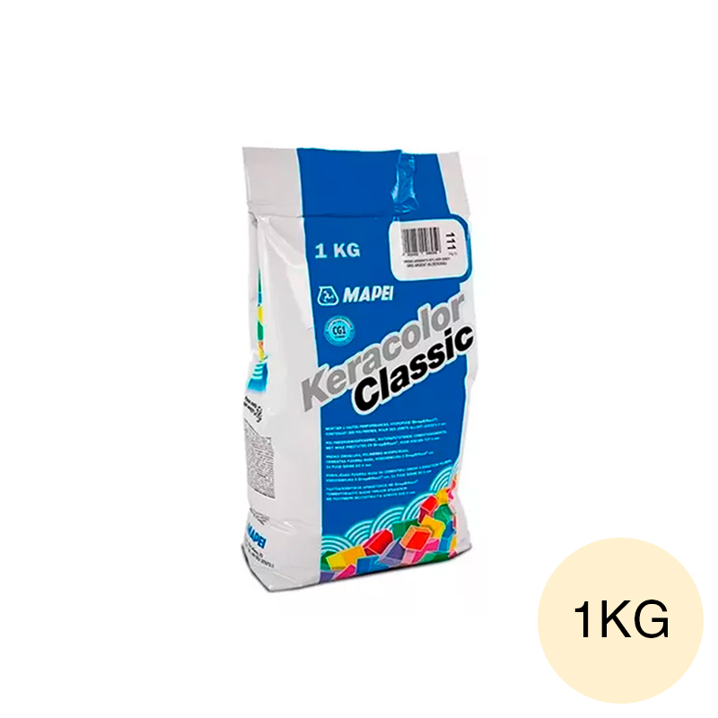Pastina Keracolor classic ceramicos/porcellanatos/piedras juntas construccion seco hasta 6mm interior/exterior 131-vainilla bolsa x 1kg