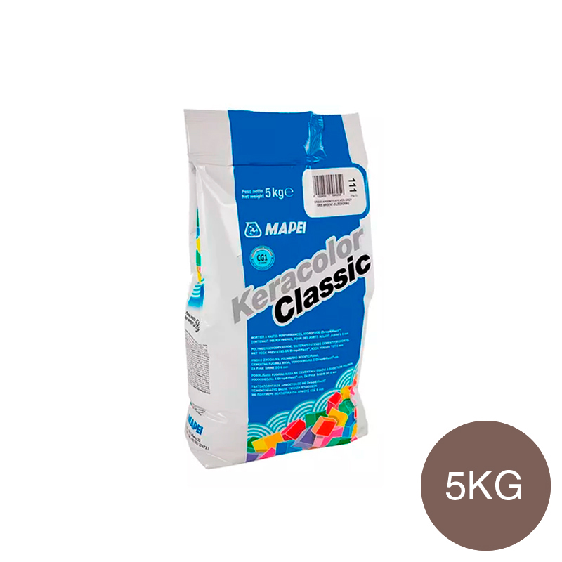 Pastina Keracolor classic ceramicos/porcellanatos/piedras juntas construccion seco hasta 6mm interior/exterior 136-fango bolsa x 5kg