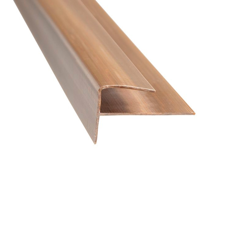 Perfil cielorraso angulo externo marron oscuro x 2.8m