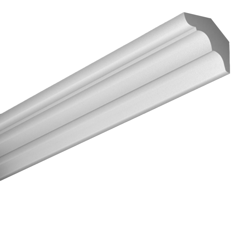 Moldura decorativa DE07 interior p/techo pared 39mm x 39mm x 2m