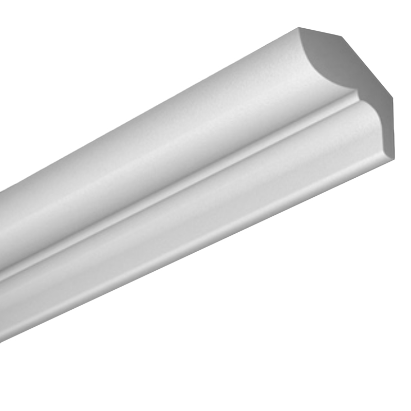 Moldura decorativa DE08 interior p/techo pared 38mm x 40mm x 2m