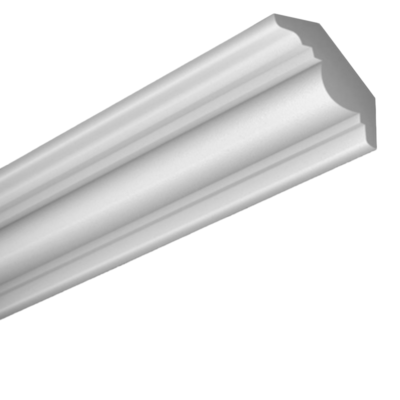 Moldura decorativa DE10 interior p/techo pared 50mm x 50mm x 2m