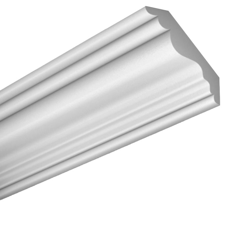 Moldura decorativa DE16 interior p/techo pared 66mm x 66mm x 2m