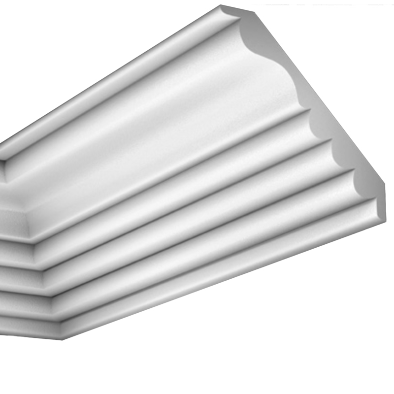 Moldura decorativa DE21 interior p/techo pared 110mm x 110mm x 2m