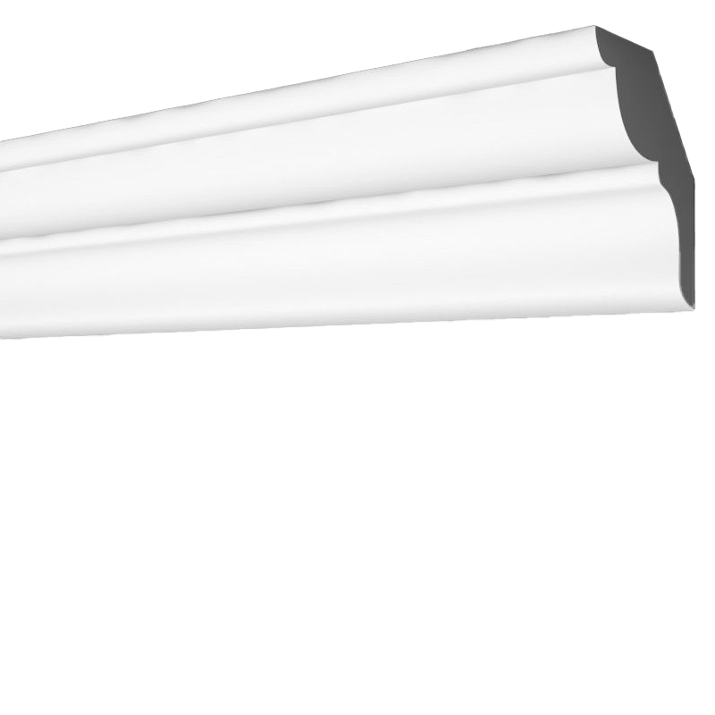 Moldura decorativa M47 interior p/techo pared 45mm x 45mm x 2m