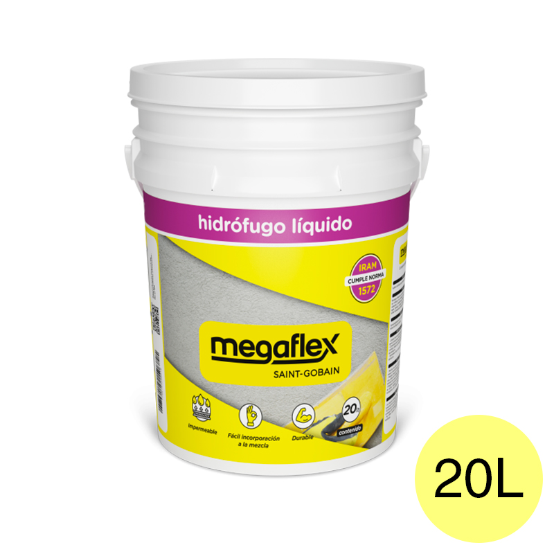 Aditivo hidrofugo liquido balde x 20l