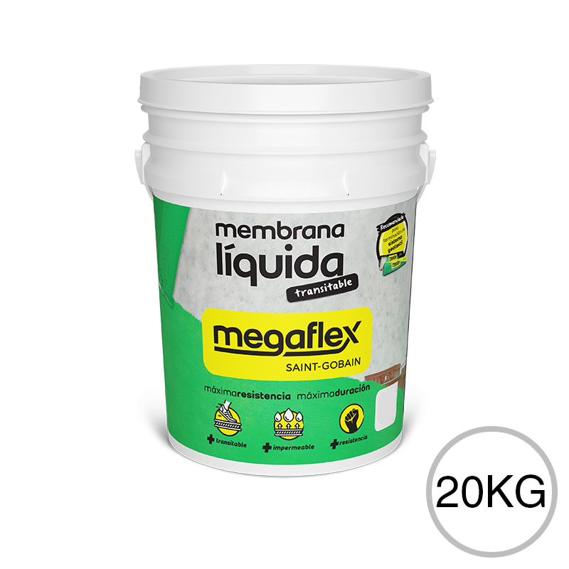 Megaflex techos blanco x 20kg