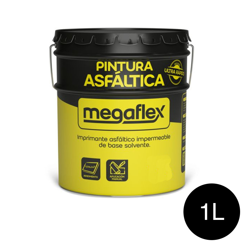 Megaflex pintura asfáltica x 1l