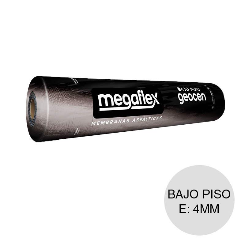 Megaflex Geocen bajo piso rollo x 4mm x 1m x 10m