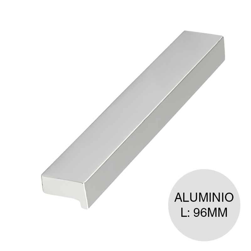 Manija p/muebles 6020 aluminio 96mm