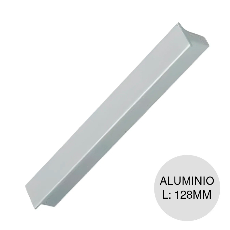 Manija p/muebles 14 T aluminio 128mm