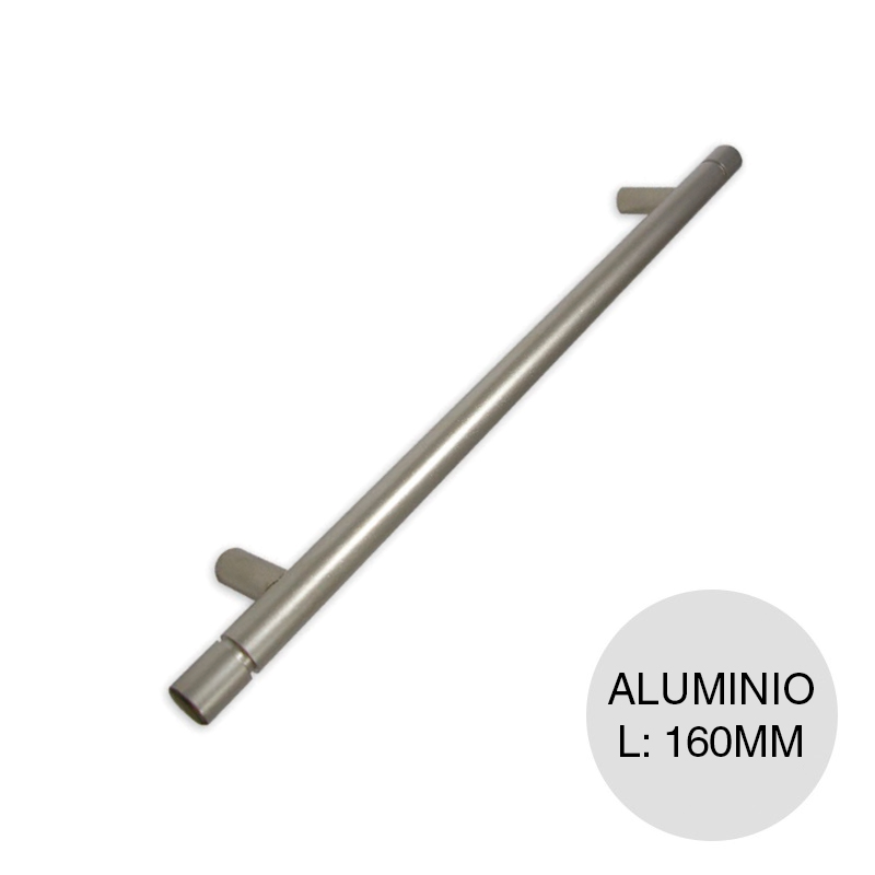 Manija p/muebles Barral aluminio 160mm