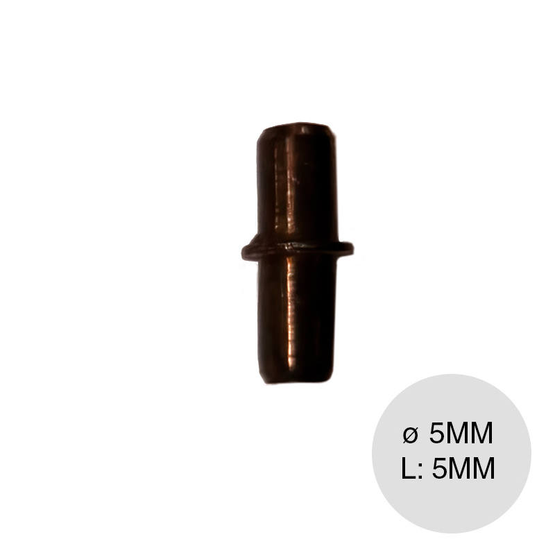 Soporte estante negro ø 5mm x 5mm