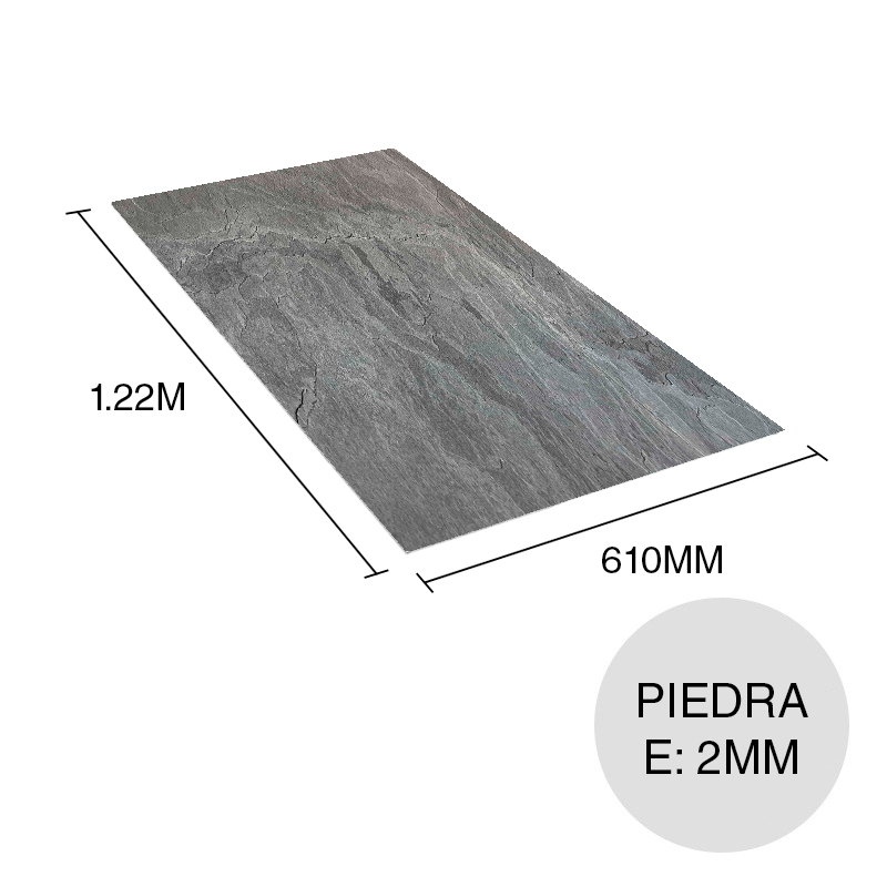 Lamina de piedra Stone Flex onix 2mm x 610mm x 1.22m