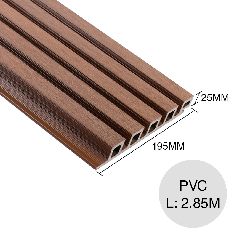 Revestimiento alistonado UH61 WPC exterior interior peak 25mm x 195mm x 2.85m