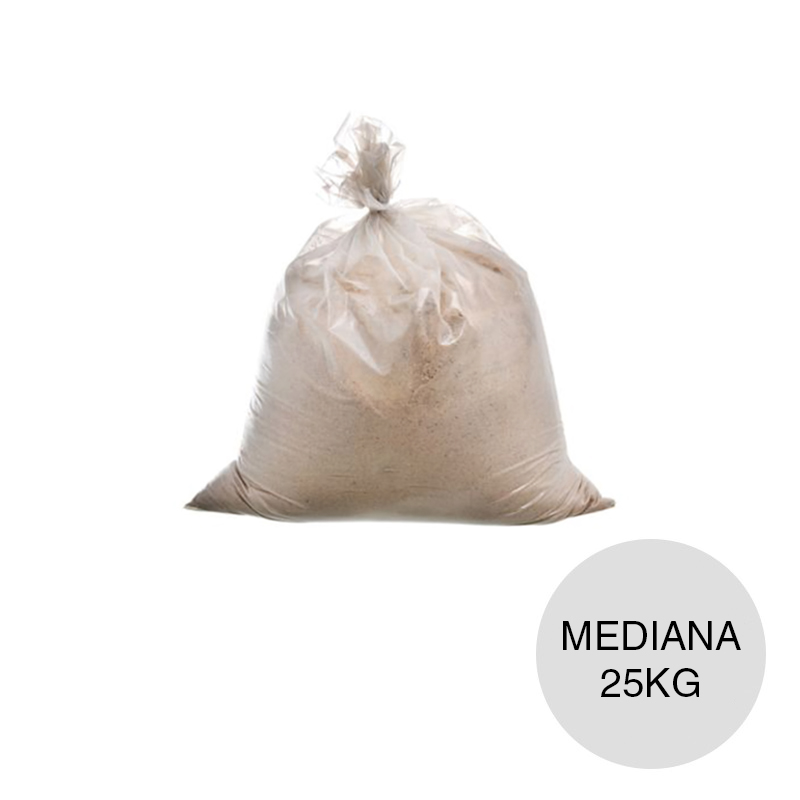 Arena mediana bolsa x 25kg