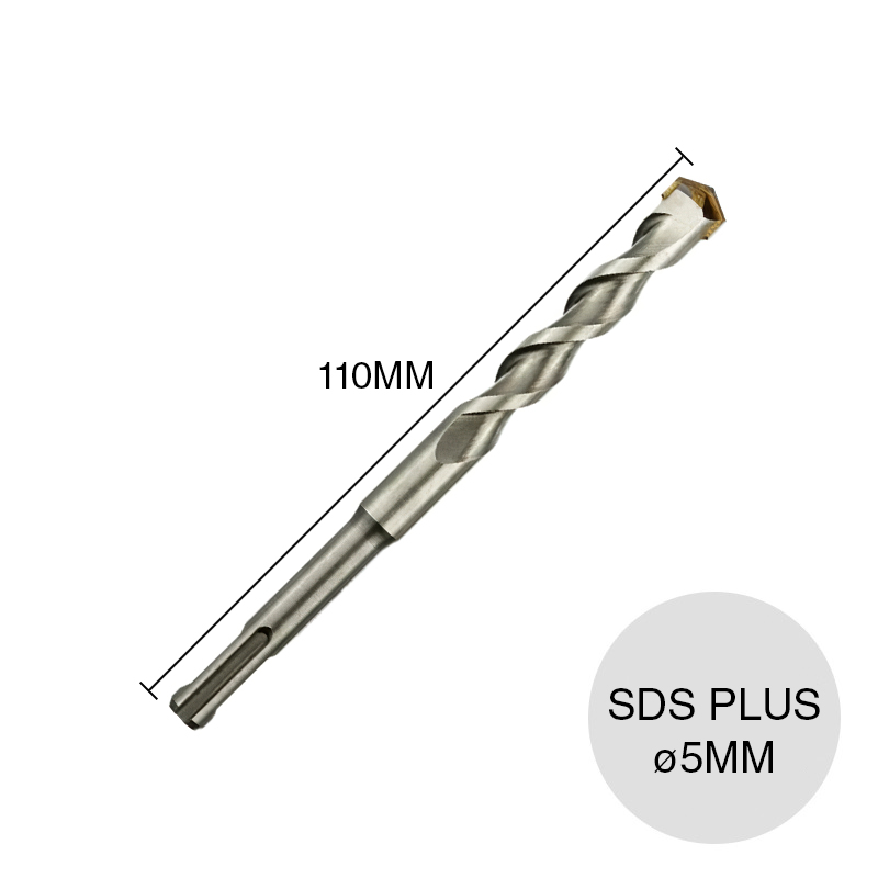 Mecha metal p/concreto encastre SDS plus ø 5mm x 110mm
