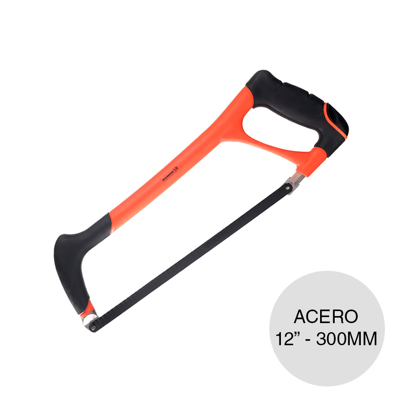 Arco de sierra manual Premium hoja acero 12" - 300mm