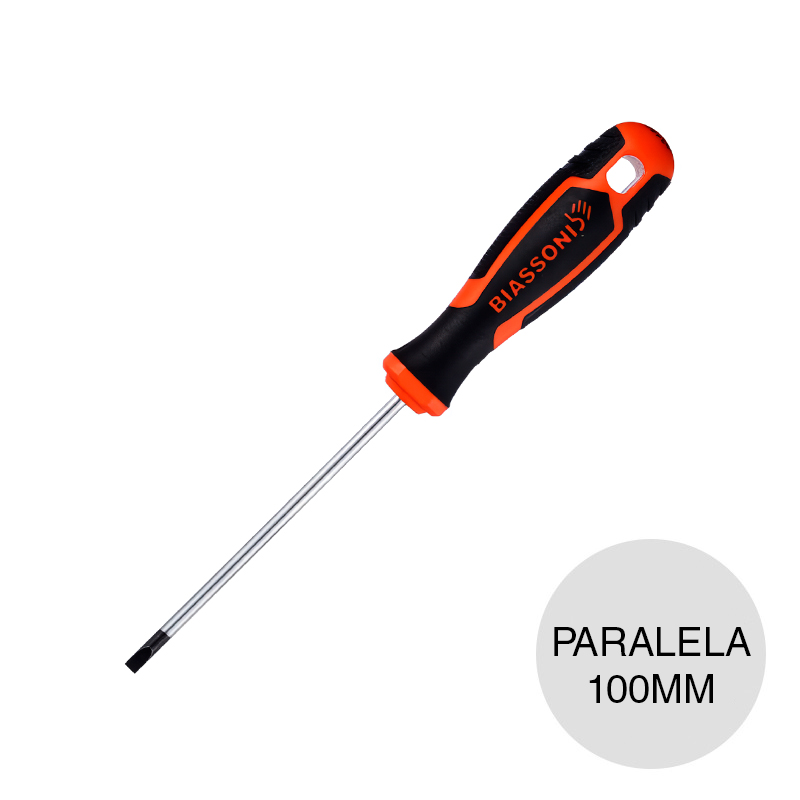 Destornillador punta plana paralela imantada 100mm