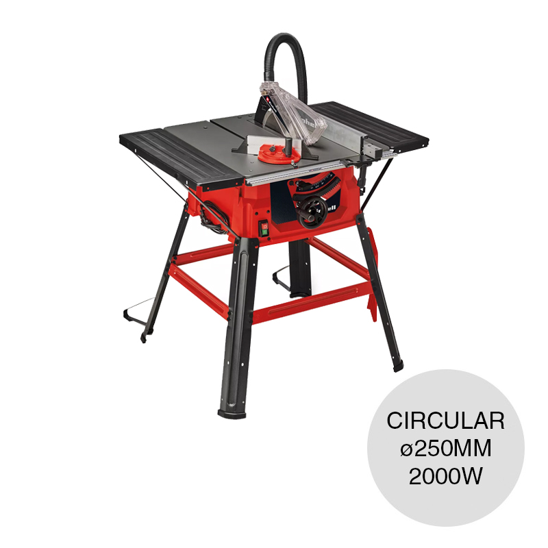 Sierra circular de mesa TC-TS ø 250mm 2000w 5000rpm