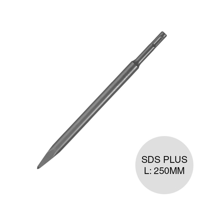 Cincel punta italiana encastre SDS Plus acero 250mm