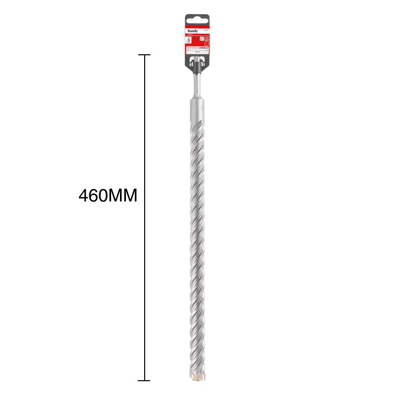 Mecha percutora HB4X SDS Plus 4 filos hormigon armado ø 25mm x 460mm