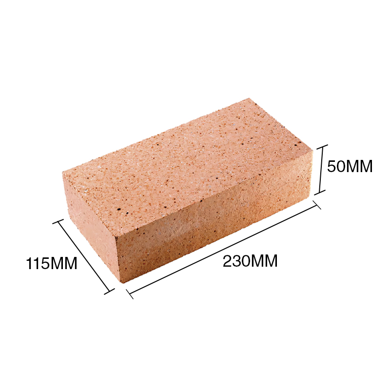 Ladrillo refractario arcilla natural 50mm x 115mm x 230mm