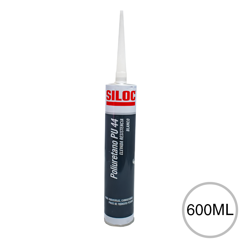 Sellador PU44 poliuretano elevada resistencia blanco cartucho x 600ml