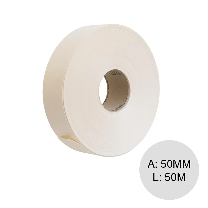 Cinta papel microperforado p/placa yeso rollo x 50mm x 50m
