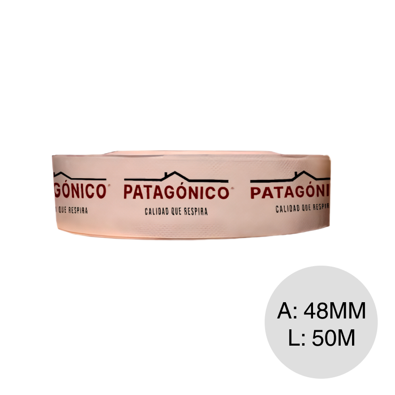 Cinta adhesiva p/membrana reguladora de vapor rollo x 48mm x 50m