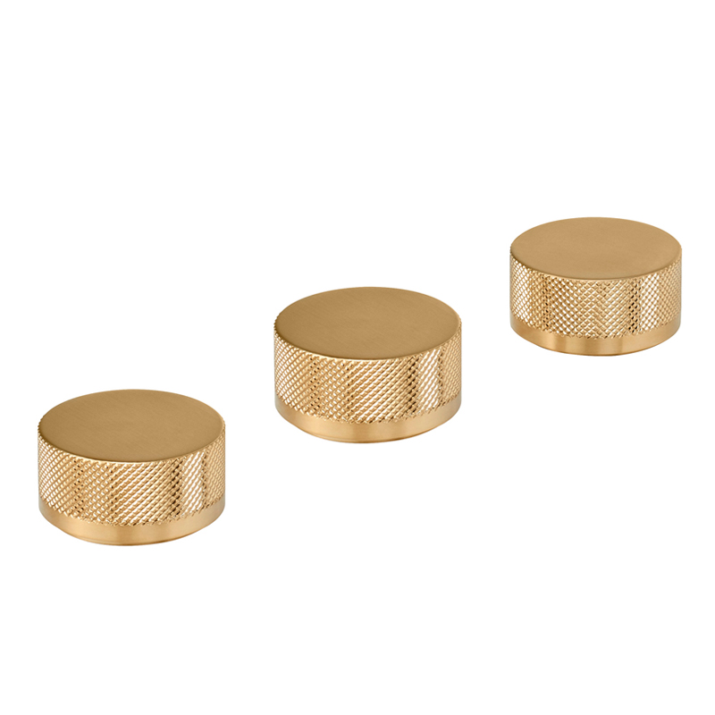 Griferia bidet metalica Fabric doble comando con transferencia dorado brillante