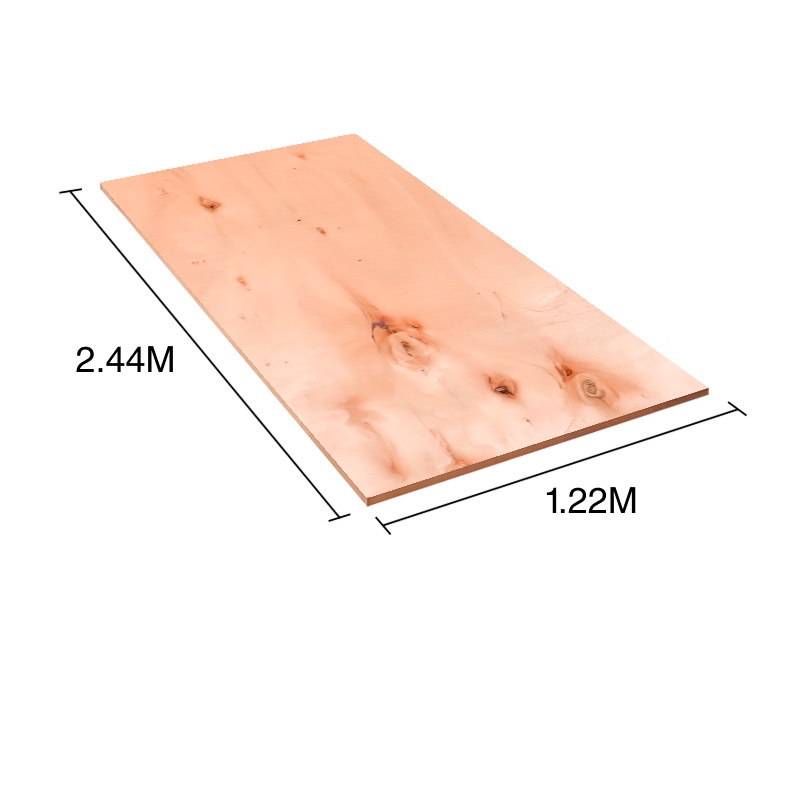Tablero compensado fenolico eucaliptus azul calidad 4 CDX 18mm x 1.22m x 2.44m