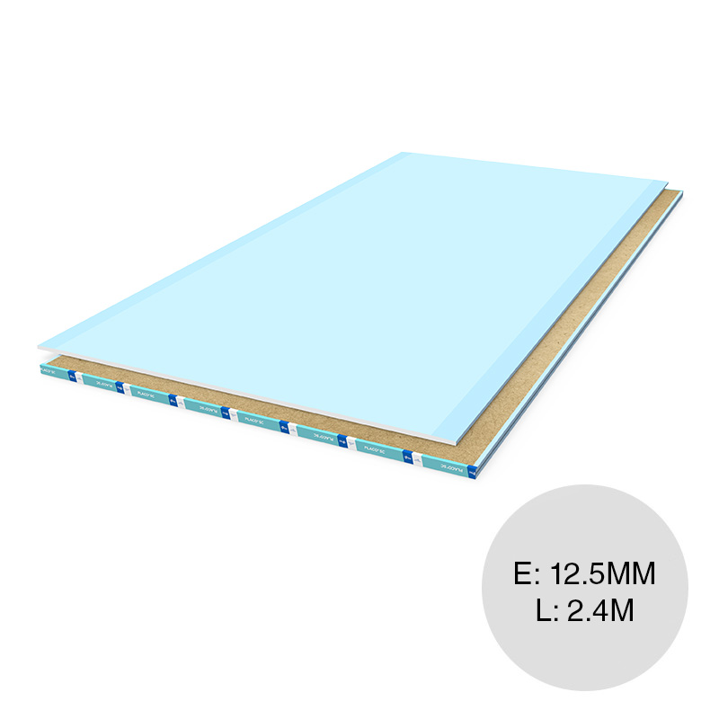 Placa yeso construccion seco cielorraso exterior Semi Cubiertos Placo SC 12.5mm x 1.2m x 2.4m