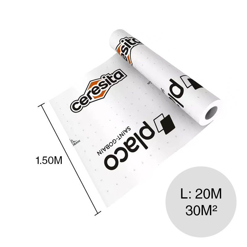Membrana hidrofuga Ceresita Dry agua/viento polipropileno 1.50m x 20m rollo x 30m²