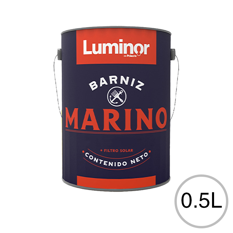 Barniz sintetico marino Luminor exterior interior incoloro brillante lata x 1/2l