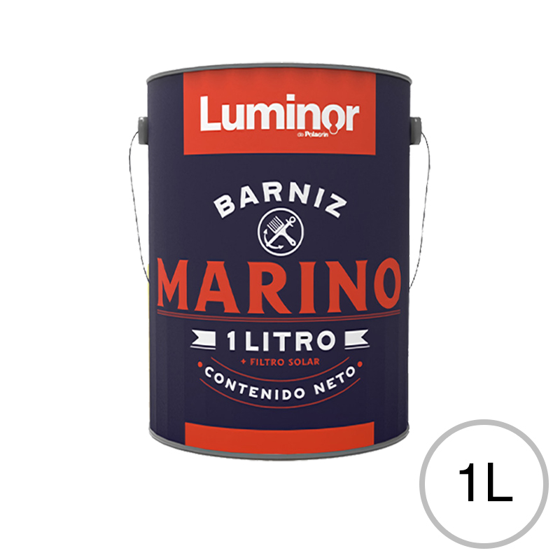 Barniz sintetico marino Luminor exterior interior incoloro brillante lata x 1l