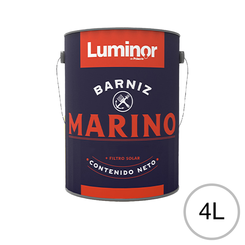 Barniz sintetico marino Luminor exterior interior incoloro brillante lata x 4l