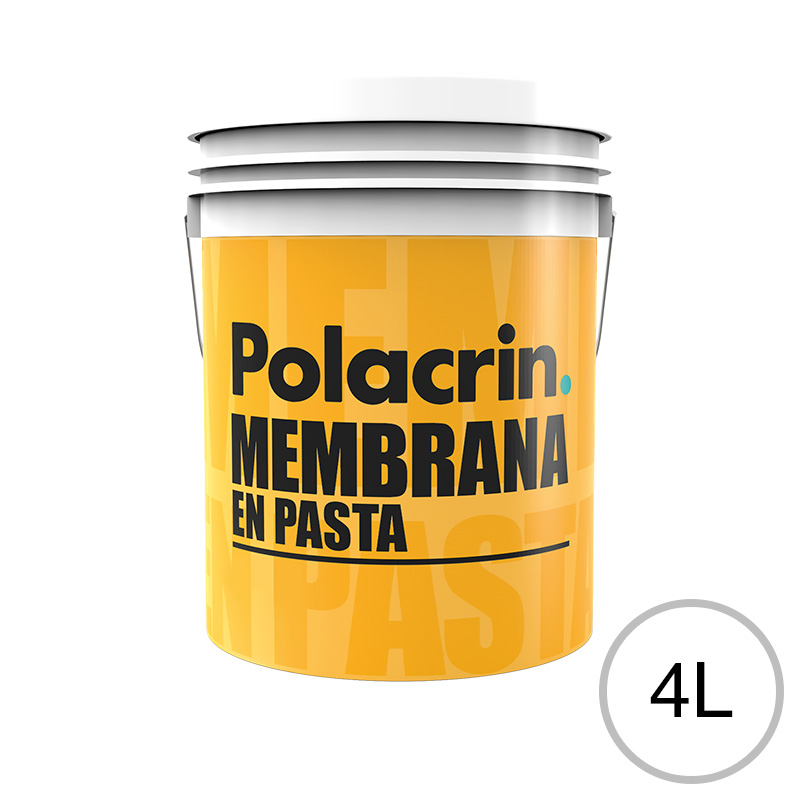 Membrana en pasta impermeabilizante alta resistencia blanco mate balde x 4l