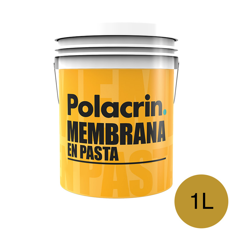 Membrana en pasta impermeabilizante alta resistencia ocre mate balde x 1l