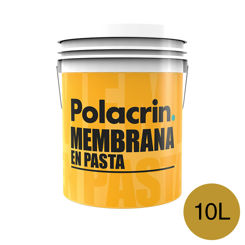 Membrana en pasta impermeabilizante alta resistencia ocre mate balde x 10l