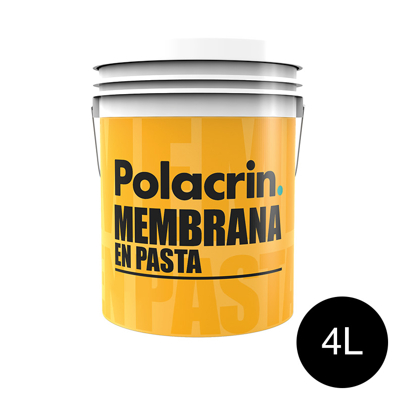 Membrana en pasta impermeabilizante alta resistencia negro mate balde x 4l
