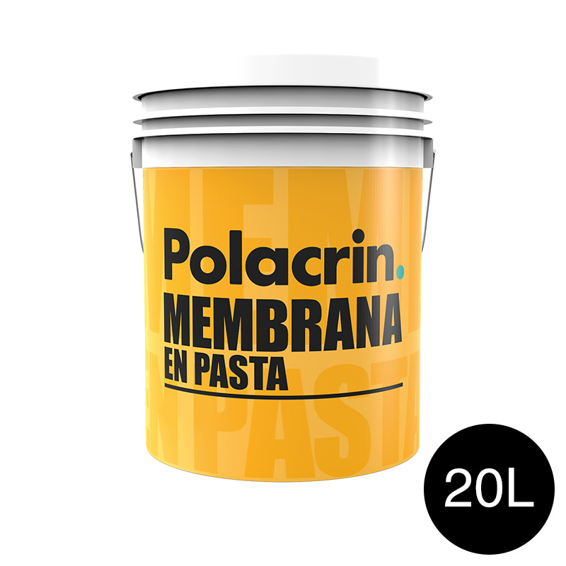 Membrana en pasta impermeabilizante alta resistencia negro mate balde x 20l