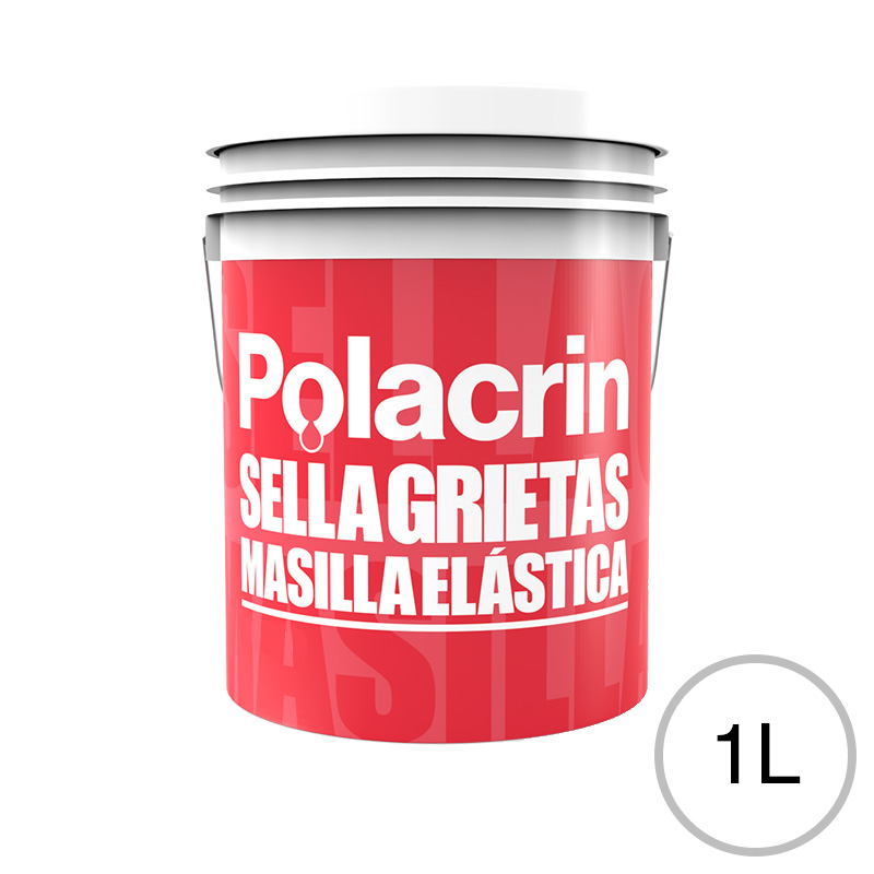 Masilla tomado juntas Sella Grietas construccion terminacion interior mate blanco balde x 1l