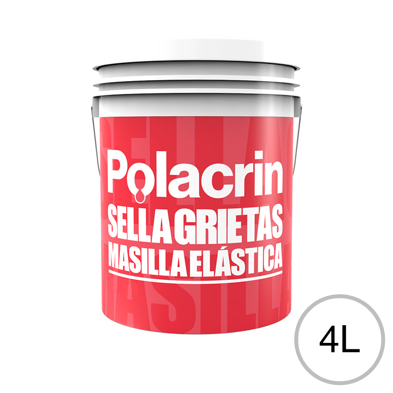 Masilla tomado juntas Sella Grietas construccion terminacion interior mate blanco balde x 4l