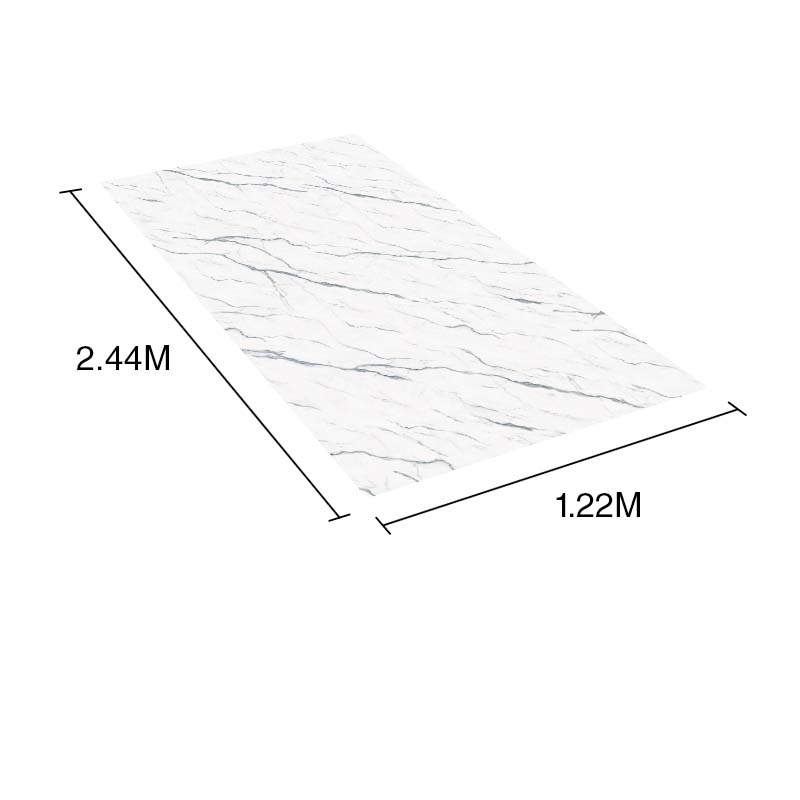 Placa revestimiento PVC exterior interior simil marmol marble opaco 1.50mm x 1.22m x 2.44m