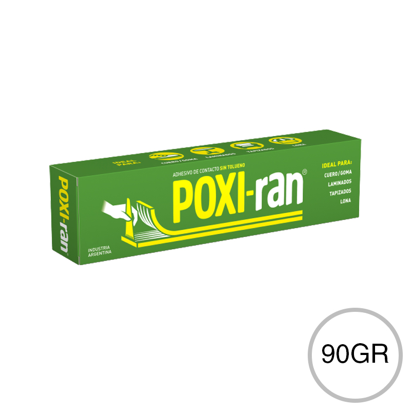 Adhesivo contacto Poxi-Ran pomo x 90gr
