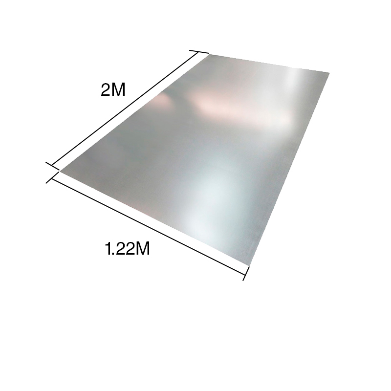 Chapa&#x20;lisa&#x20;galvanizada&#x20;N&#xB0;27&#x20;1.22m&#x20;x&#x20;2m&#x20;x&#x20;0.41mm