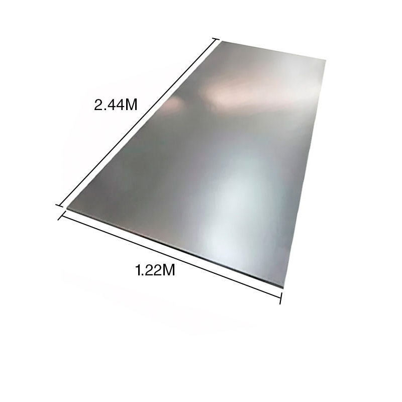 Chapa lisa cincalum C25 1.22m x 2.44m x 0.5mm